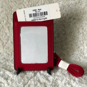 ID/credit card holder with strap